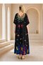 Women's Cotton Woven Viscose Dress with Pockets - 2
