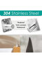 No-drill towel rack set, 10 pieces - Stainless steel bathroom towel hooks with adhesive pads, self-adhesive hooks. - 3