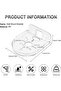 2-Pack Universal Self-Adhesive Transparent Indoor Camera Wall Mount Brackets for Baby Monitors - 5