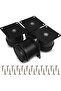 4 Pcs 50mm Adjustable Stainless Steel Table Legs, Height Adjustable 0-15mm Replacement Furniture Feet with Screws