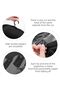 3-piece wig storage bag with hooks, can hold multiple wigs, suitable for hair extensions, wigs and accessories (black). - 4