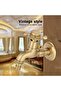Retro solid brass single-handle washing machine faucet, wall-mounted faucet (short version) - 4