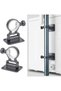 Two-piece aluminum fishing umbrella holder set, suitable for balcony railings - fishing rod accessories
