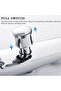 Single-handle brass bathtub/shower mixer tap - hot and cold water - wall-mounted, suitable for bathrooms and bathtubs, silver. - 4
