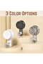 Bathroom suction cup hooks, 4-Pack - Strong vacuum suction hooks, won't damage walls, can hang towels & razors,, reusable, transparent black - 5