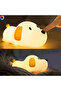 LED Night Light Silicone Puppy Touch USB Rechargeable with Timer RGB Lighting for Children Rooms Sleep Aid