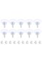 10 replacement suction cup rubber pads for glass tables, with M6 screws - 2