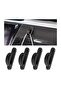 Four-piece car headrest hooks, rear headrest storage hooks, mini hooks, self-adhesive car dashboard hooks, car accessories.