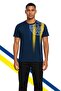 Men's Tribune Yellow Navy Blue Tramli T-Shirt