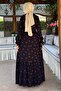 Rose Navy Blue Dress - 7