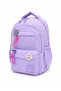 Water Resistant Five Compartment Trendy Fabric School and Daily Backpack Travel Bag - 2