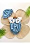 Baby Girl Floral Embroidered Ruffle Hat Summer Denim Overalls