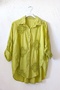 Italian Lemon Mold Color Shirt Collar 3/4 Sleeve Buttoned Hole Embroidery Detailed Woven Shirt 80 68 - 2