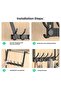 Over-The-Door 6-Hook Coat & Towel Rack - No Assembly Hanging Storage Organizer for Bathroom & Bedroom (Black) - 3