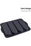 4-Cavity Non-Stick Silicone Baguette Pan, Reusable Bread & Cake Baking Mold (Grey) - 3