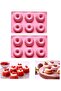 Mini silicone ring cake mold - Food safety - 2-piece set - Flexible - 27.5 x 16.5 cm