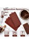 2 Pcs Deep Silicone Dubai Chocolate Bar Molds, 24-Cavity Non-Stick Baking Plate Tray for Pralines, 22.3x10.6x0.8cm - 4