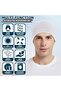 2-pack lightweight brimless helmets with breathable helmet lining in black and light gray. - 3
