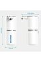 Black 350ml USB Rechargeable Automatic Wall-Mounted Foam Soap Dispenser, Touchless IPX5 Waterproof for Bathroom & Kitchen - 5