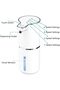 350ml non-contact soap dispenser with foam sensor, 4 speed settings, USB charging, suitable for bathroom and everyday use (black, drip mode). - 4