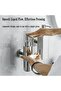 Soap dispenser - 280ml/9.47oz refillable shower soap dispenser - Wall-Mount - SS - w/pump - For Bathroom & Kitchen use - chrome plated - 2