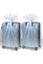 10 extra-large 100 x 152 cm clear plastic storage bags, reusable moving bags, large plush toy storage bags, suitcases, clothing storage bags