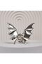 Hair clips, large silver batwing hair clips for women, cosplay accessories, large metal hair clips for thick hair. - 4