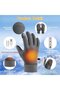 3-Level Touchscreen USB Heated Hand Warmer Gloves for Men & Women Hiking/Skiing - 2