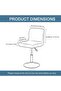 Waterproof bar stool cover, elastic bar stool cover, polyester material, elastic band design at the bottom, non-slip and removable, 4-piece set - 2