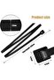 Bundle Straps 2.5m Secure Straps With Stainless Steel Buckles For Cars Luggage Racks Bicycles Camping 4-Pack Black - 3