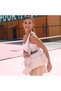 2-Piece Small Women's Sports Bag Set Compact Weekend Travel Bag 29.7 x 10.7 x 20.3 cm Carry-On Baggage Perfect For Training - 3