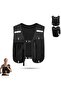 1-Pack Lightweight Breathable Running Hydration Vest with Front Pockets & Reflective Strips