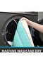 Ultra Absorbent Microfiber Bath Mat, Fast-Drying Non-Slip TPR Bottom Shower Floor Rug, Washable at 30 Degrees, Green, 50x80cm - 4