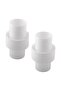 1.5-inch (approx. 3.8 cm) pool cleaner hose connector, adapter, for Hayward AXV092, 11207C, pool hose fitting, hose adapter, 6-pack - 5