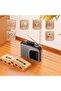 Portable radio cassette player, AM/FM radio with recording function, gray - 2