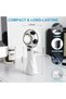 Handheld fan, rechargeable portable fan, handheld fan with 100 wind speed settings, mini portable fan, 3000mAh capacity, 3000mAh battery, 3000mAh... - 2