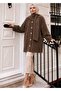 Women's Scarf-Beard Cardigan - Coat - 5