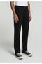 Slim Tapered Fit Men's Black Denim Jean Trousers - 4