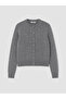 Esvab • Modern & Distinctive Zero Roba Collar Women's Knitwear Cardigan - 6