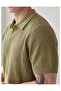 Men's Knit Polo Shirt, Short Sleeve, casual, Textured shirt - 3