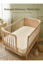 100% Cotton Combed Elastic Sheet for Your Baby. Park Bed, Crib, Compatible with Multiple Sizes - 2