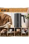 4-in-1 electric milk frother - 350ml automatic hot and cold milk frother and milk heater - For lattes, cappuccinos, macchiatos, hot chocolate, , black - 2