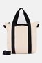 Women Brand Logo Tote Bag, Beige