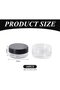 10-piece mini packaging box, round packaging box, plastic packaging box, portable pill box, multifunctional transparent packaging box - 5