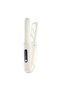 2-in-1 cordless hair straightener and curler, unisex design, suitable for short hair, portable and rechargeable (white).