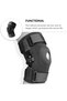 Reusable Open Patella Sports Knee Support Brace for Running, Yoga & Fitness Relief (Size L) - 3