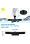 1.4W Bird Bath Solar Fountain Pump with 4 Fixed Holders & 6 Nozzles, Freestanding Solar Panel Submersible Water Pump for Pond Backyard Patio - 3