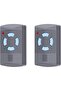 2-Piece Wireless Garage Door Remote Control Set (868MHz, 4-channel blue buttons), compatible with Hormann HSM2/4, HS1/2/4.