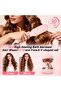 Curling Iron - Egg-shaped Curling Tool - Water Wave - Big Wave - Negative Ions - 3 Settings - Pink - 220V - 42W - Hair Styling - 2