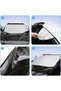 Foldable magnetic windshield cover winter cover for car - ice protection film for frost and snow - sun - 190 x 100 cm - 4